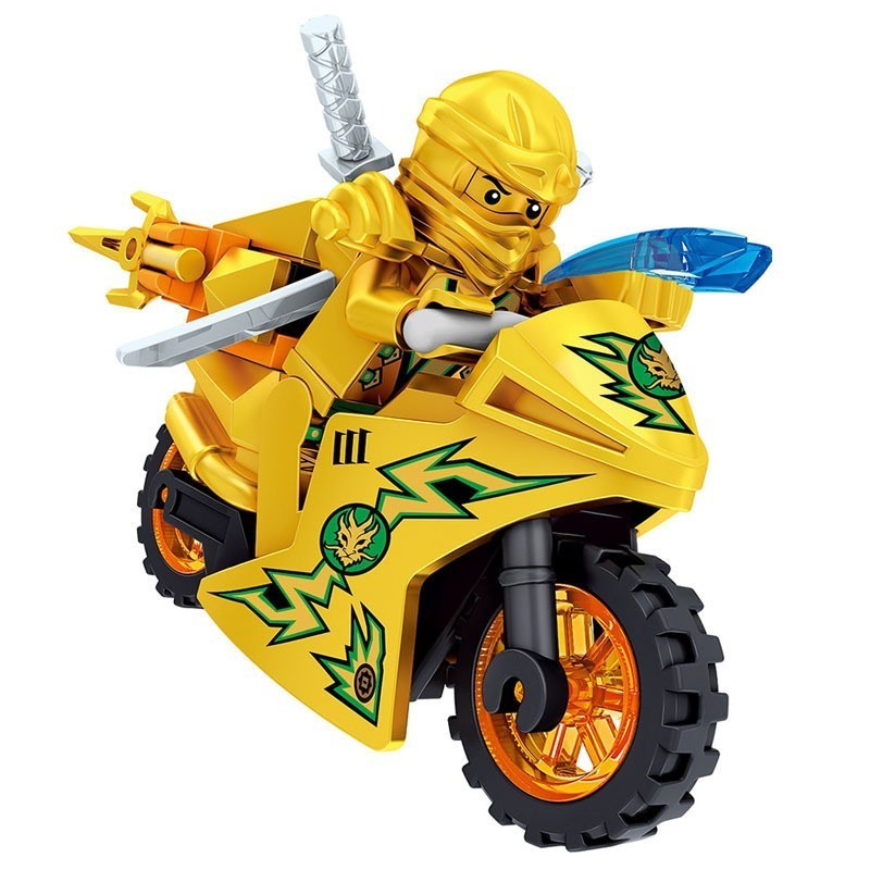 Golden Lloyd (The Ultimate Spinjitzu Master) Ninjago LEGO-compatible minifigure | custom brick minifigures