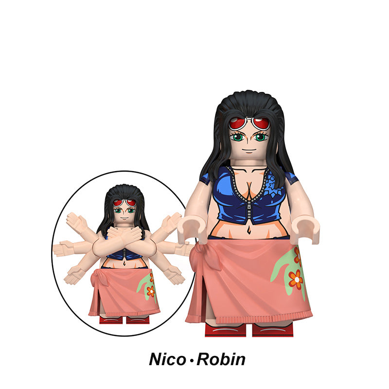 Nico Robin One Piece LEGO-compatible brick minifigure
