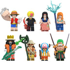 One Piece LEGO-compatible custom anime brick minifigures toy set 1