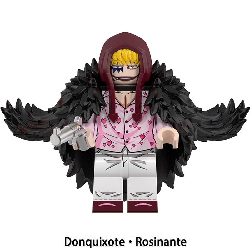 Donquixote Rosinante Corazon One Piece LEGO-compatible minifigure | custom brick minifigures