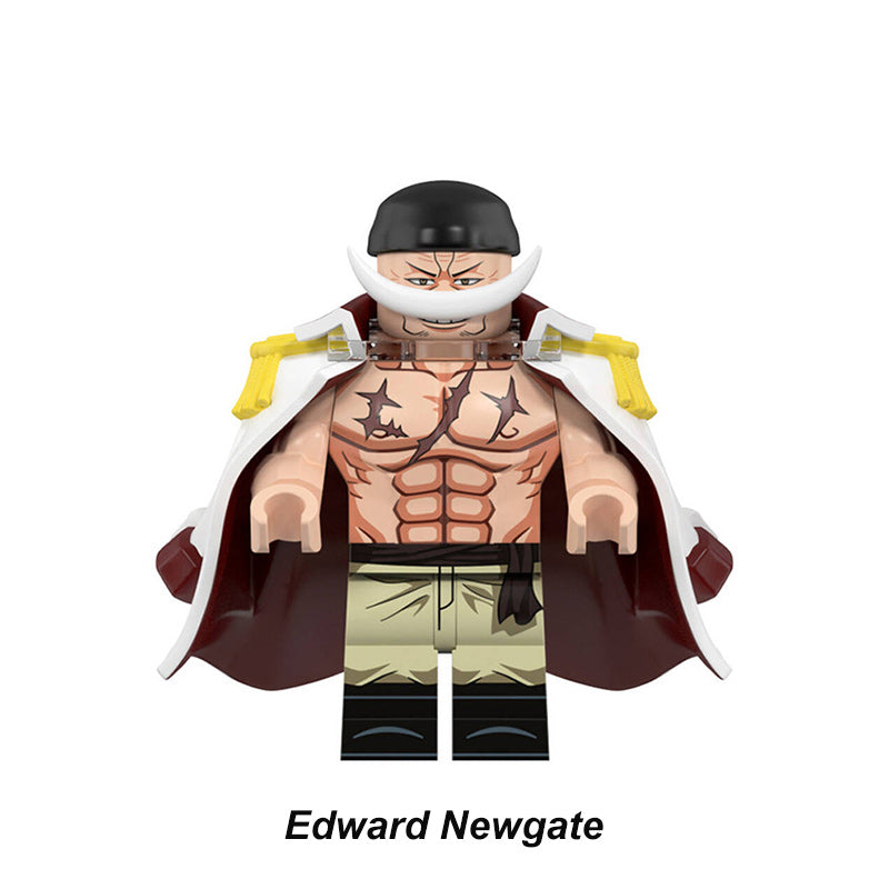 Edward Newgate Whitebeard Yonko One Piece LEGO-compatible minifigure | custom brick minifigures