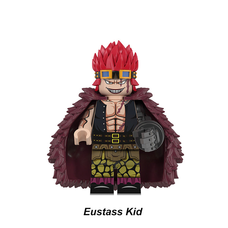 Eustass Kid Worst Generation One Piece LEGO-compatible minifigure | custom brick minifigures
