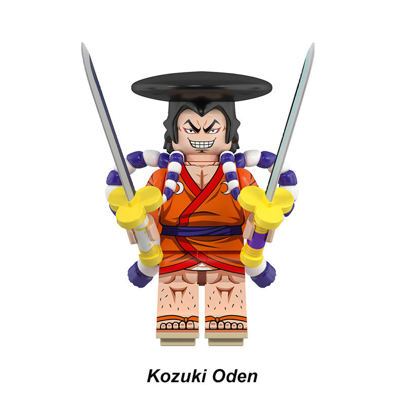 Kozuki Oden Wano Country One Piece LEGO-compatible minifigure | custom brick minifigures