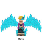 Marco the Phoenix Whitebeard Pirates One Piece LEGO-compatible minifigure | custom brick minifigures