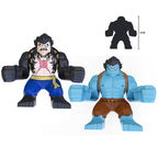 One Piece Luffy Gear 4 Luffy Nightmare, Lego-compatible Building Block Minifigures, 2 Pcs Collection