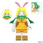 Carrot One Piece Set 9 LEGO-compatible minifigure brick toy