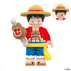 Luffy Straw Hat One Piece Set 9 LEGO-compatible minifigure brick toy