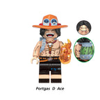 One Piece Portgas D Ace, Lego-compatible Building Block Minifigures, 8 Pcs Collection