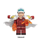 One Piece Sakazuki Akainu, Lego-compatible Building Block Minifigures, 8 Pcs Collection
