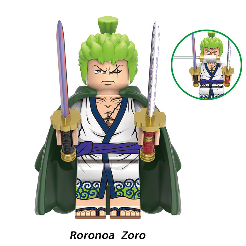 Roronoa Zoro One Piece Set 11 LEGO-compatible minifigure brick toy