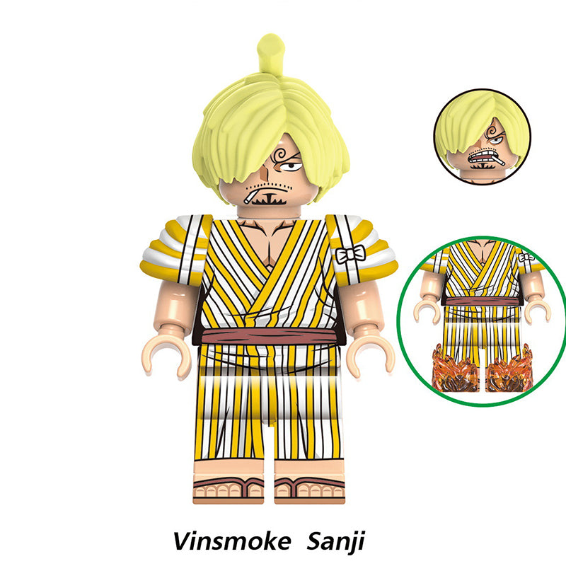 Vinsmoke Sanji One Piece Set 11 LEGO-compatible minifigure brick toy