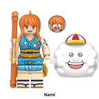 One Piece Nami Minifigure Set 11, Lego-compatible Building Block Minifigures
