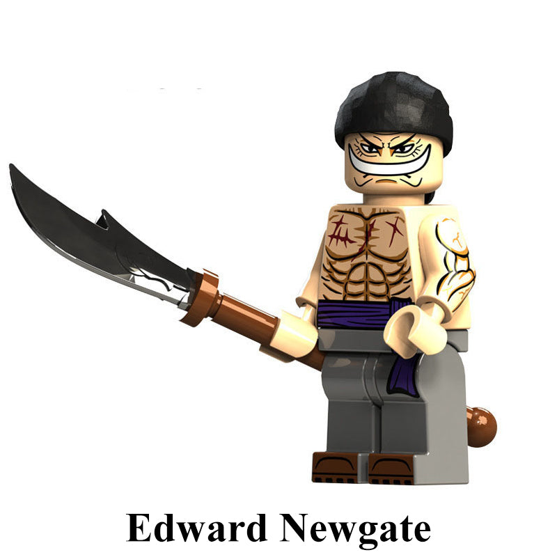 Edward Newgate Whitebeard One Piece LEGO custom brick minifigure
