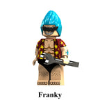 Franky One Piece LEGO-compatible custom brick minifigure