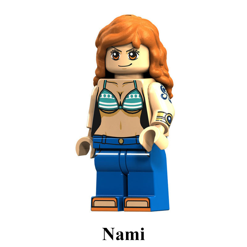 Nami One Piece LEGO-compatible custom brick minifigure