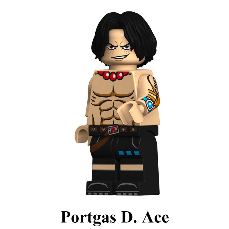 Portgas D. Ace One Piece LEGO-compatible brick minifigure