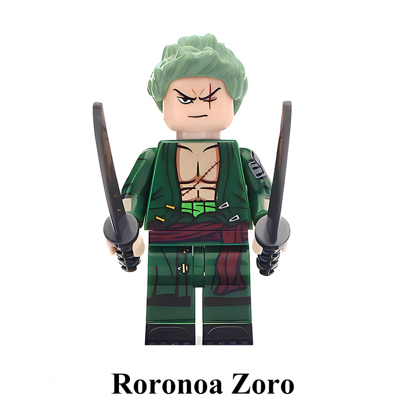 Roronoa Zoro One Piece LEGO-compatible brick minifigure
