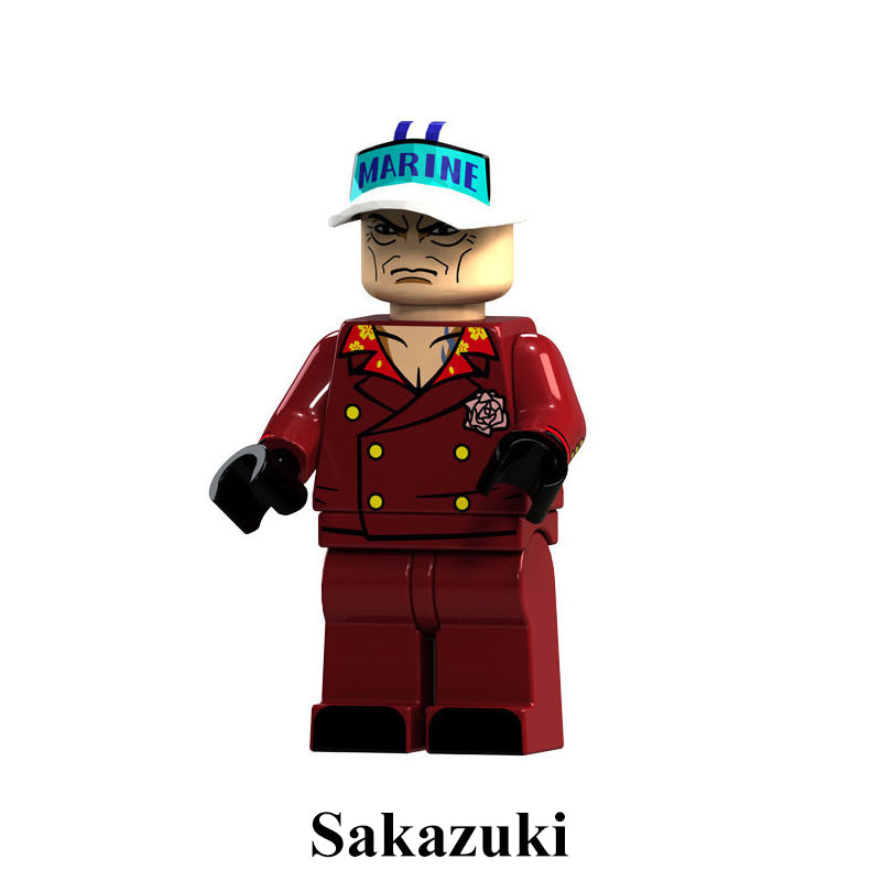 Sakazuki Akainu One Piece LEGO-compatible brick minifigure