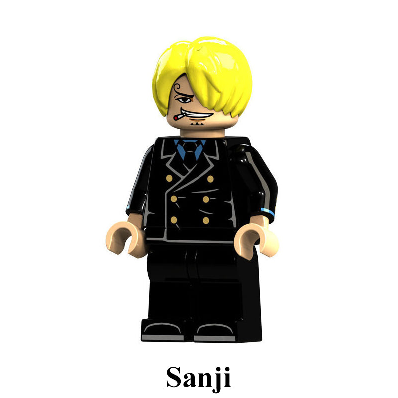 Sanji One Piece LEGO-compatible brick minifigure