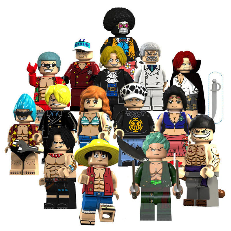 One Piece LEGO-compatible custom anime brick minifigures toy set 2 Main image