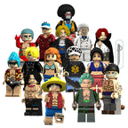 One Piece LEGO-compatible custom anime brick minifigures toy set 2