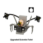 Skibidi Toilet Collection Series 10 4 Piece Custom Minifigure Set Scientist Toilet Cfa11447 35De 4B6C Ab3E F1066815255F, Lego-compatible Building Block Minifigures