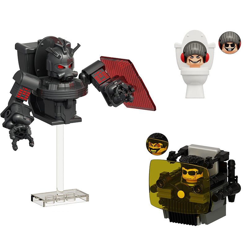 Skibidi Toilet Collection Series 16 3 Piece Custom Minifigure Set Group D8Ead841 6Cd6 49F7 A801 51E9555Fdb3C, Lego-compatible Building Block Minifigures
