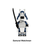 Skibidi Toilet Samurai Cameraman, Lego-compatible Building Block Minifigures, 6 Pcs Collection