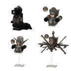 Skibidi Toilet Flashlight Laser Guardian Interceptor Astro Toilet, Lego-compatible Building Block Minifigures, 4 Pcs Collection