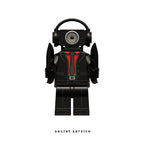 Skibidi Toilet Secret Service, Lego-compatible Building Block Minifigures, 4 Pcs Collection