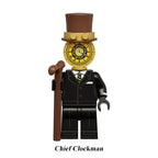Chief Clockman Skibidi Toilet Multiverse LEGO-compatible minifigure | custom brick minifigures