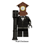 Wall Clockman Skibidi Toilet Multiverse LEGO-compatible minifigure | custom brick minifigures