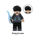Solo Leveling Sung Jin Woo 2, Lego-compatible Building Block Minifigures, 8 Pcs Collection