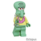Spongebob Mr Krabs, Lego-compatible Building Block Minifigures, 9 Pcs Collection
