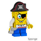 Spongebob Spongebob Squarepants, Lego-compatible Building Block Minifigures, 9 Pcs Collection