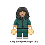 Squid Game Kang Sae Byeok, Lego-compatible Building Block Minifigures, 9 Pcs Collection
