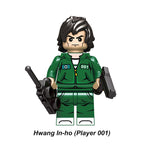 Squid Game Hwang Jun Ho, Lego-compatible Building Block Minifigures, 8 Pcs Collection