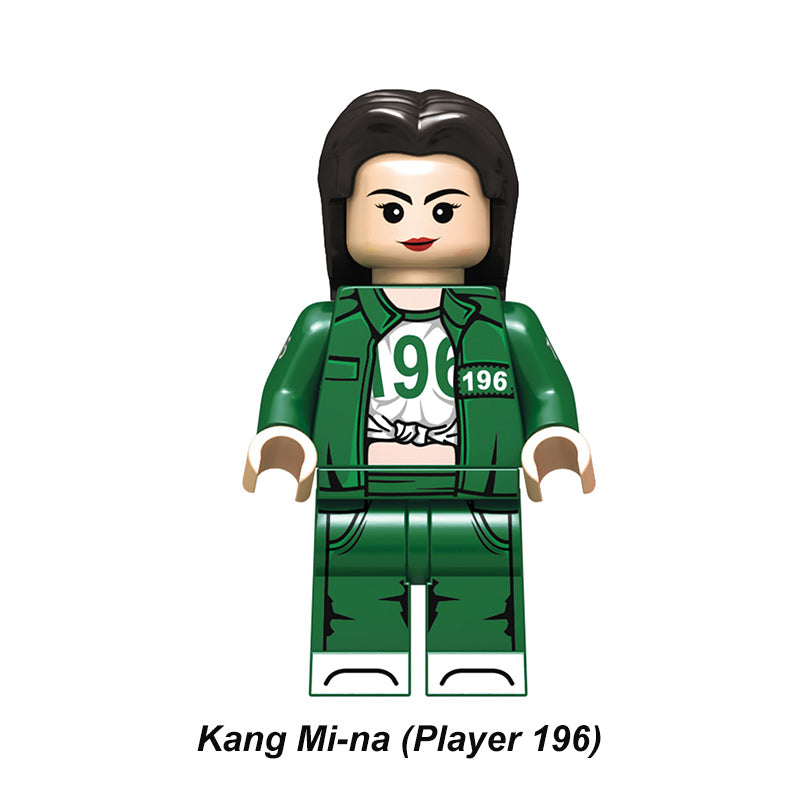 Squid Game Kang Mi Na Player, Lego-compatible Building Block Minifigures, 8 Pcs Collection