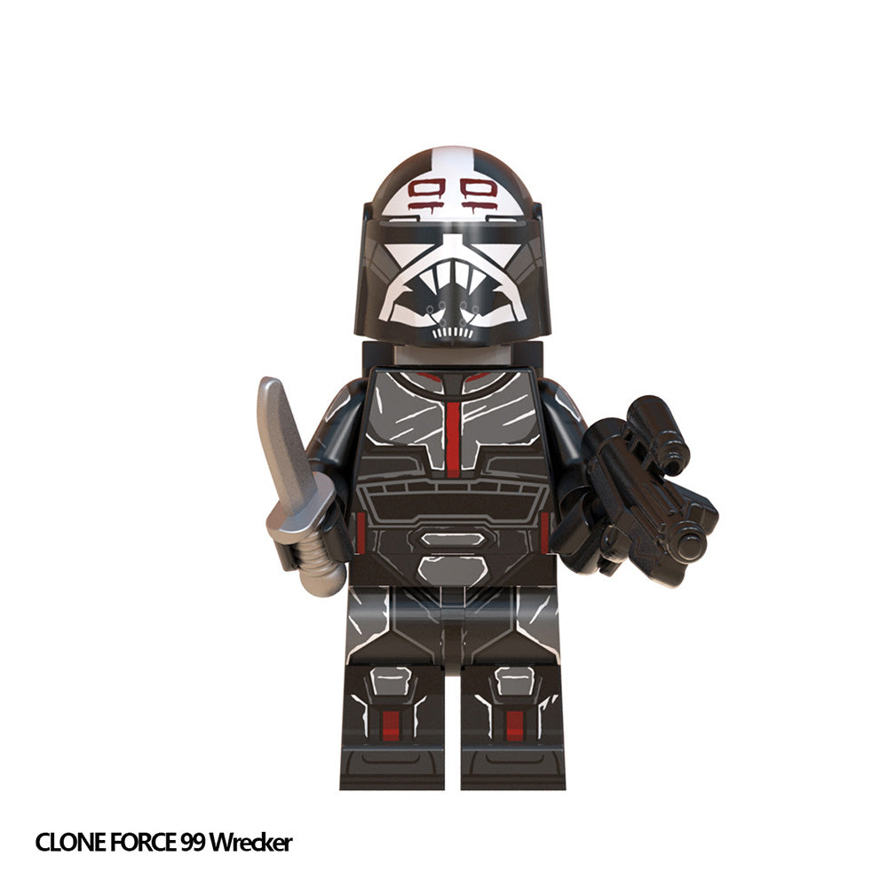Star Wars And Clone Troopers Wrecker 2, Lego-compatible Building Block Minifigures, 8 Pcs Collection