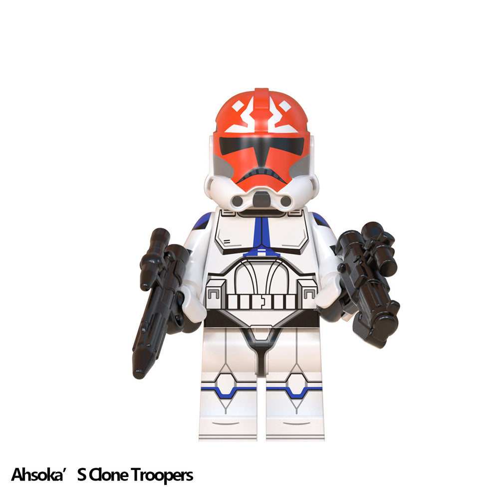Star Wars And Clone Troopers Wrecker, Lego-compatible Building Block Minifigures, 8 Pcs Collection