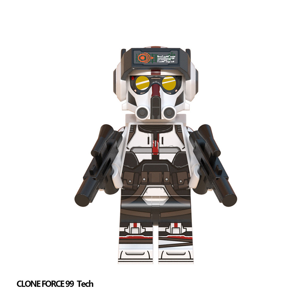 Star Wars And Tech, Lego-compatible Building Block Minifigures, 8 Pcs Collection