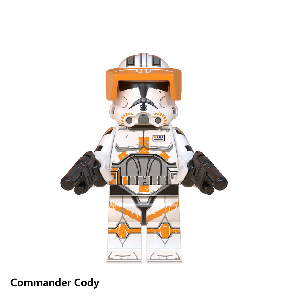 Star Wars Commander Cody, Lego-compatible Building Block Minifigures, 8 Pcs Collection