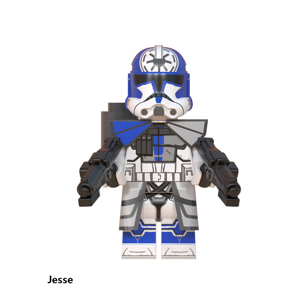 Star Wars Jesse, Lego-compatible Building Block Minifigures, 8 Pcs Collection