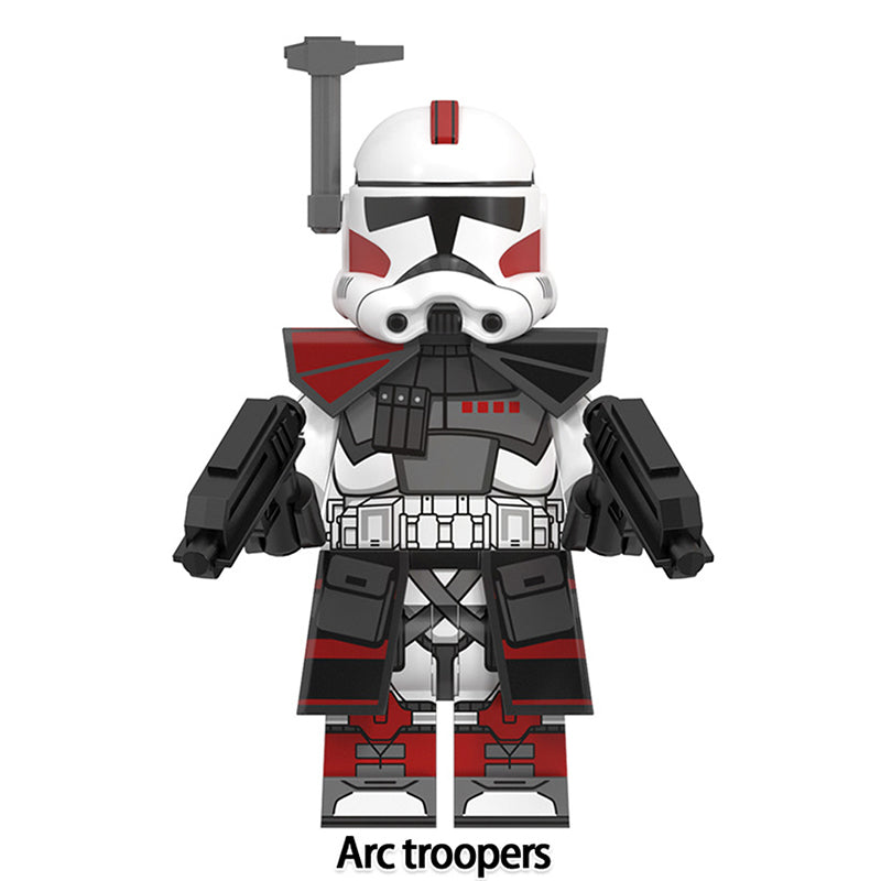 Star Wars Arc Trooper, Lego-compatible Building Block Minifigures, 8 Pcs Collection