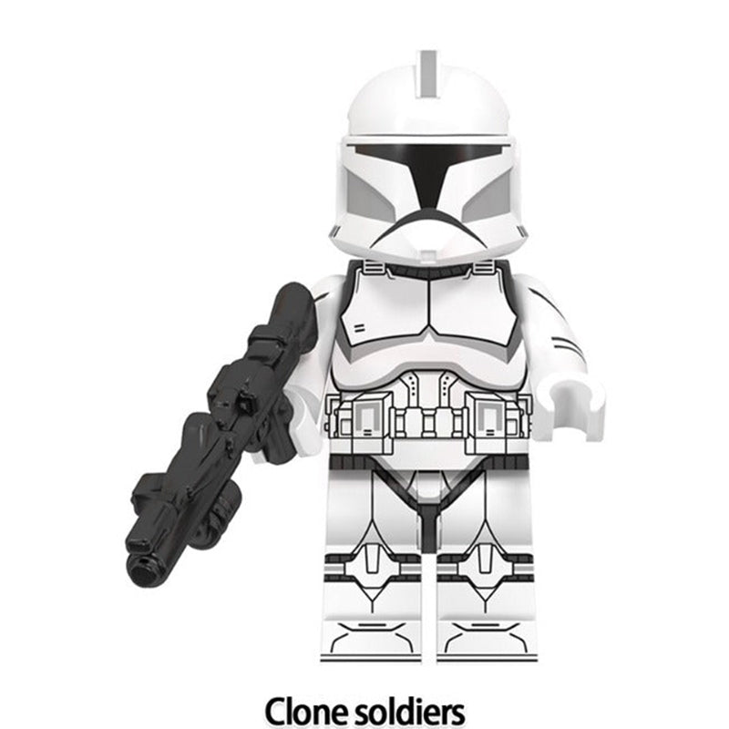 Star Wars Clone Soldier, Lego-compatible Building Block Minifigures, 8 Pcs Collection