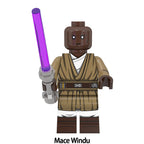 Star Wars Mace Windu, Lego-compatible Building Block Minifigures, 8 Pcs Collection