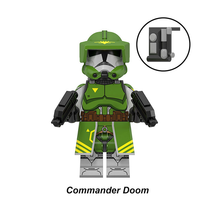 Commander Doom Star Wars Custom LEGO-compatible minifigure | custom brick minifigures