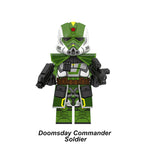 Doomsday Commander Soldier Heavy Infantry Custom LEGO-compatible minifigure | custom brick minifigures