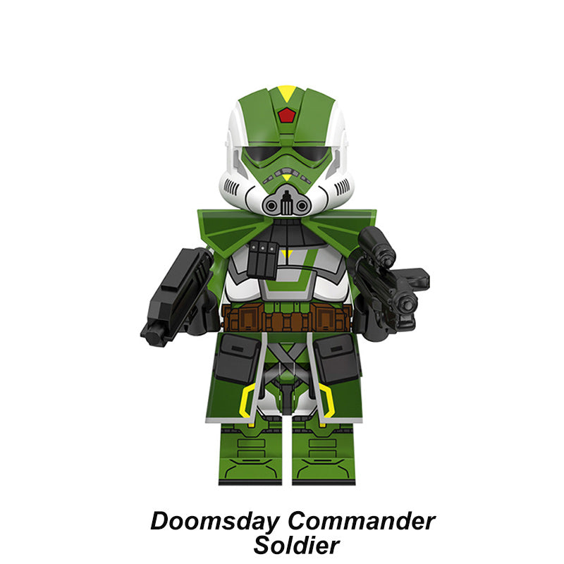 Doomsday Commander Soldier Heavy Infantry Custom LEGO-compatible minifigure | custom brick minifigures