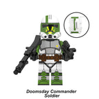 Doomsday Commander Soldier Scout Trooper Custom LEGO-compatible minifigure | custom brick minifigures